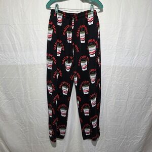 Maruchan Ramen Noodle Pajama Pants XXL Black Caution Hot Instant Lunch Lounge